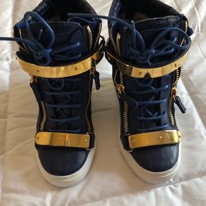 Giuseppe Zanotti 'Lorenz' High Top Wedge Sneaker